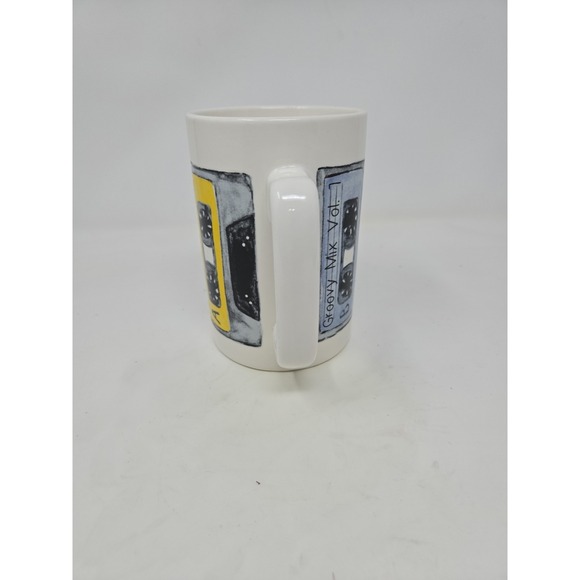Retro Mixtape Cassette Mug | 16oz Music Coffee Cup - Picture 4 of 6